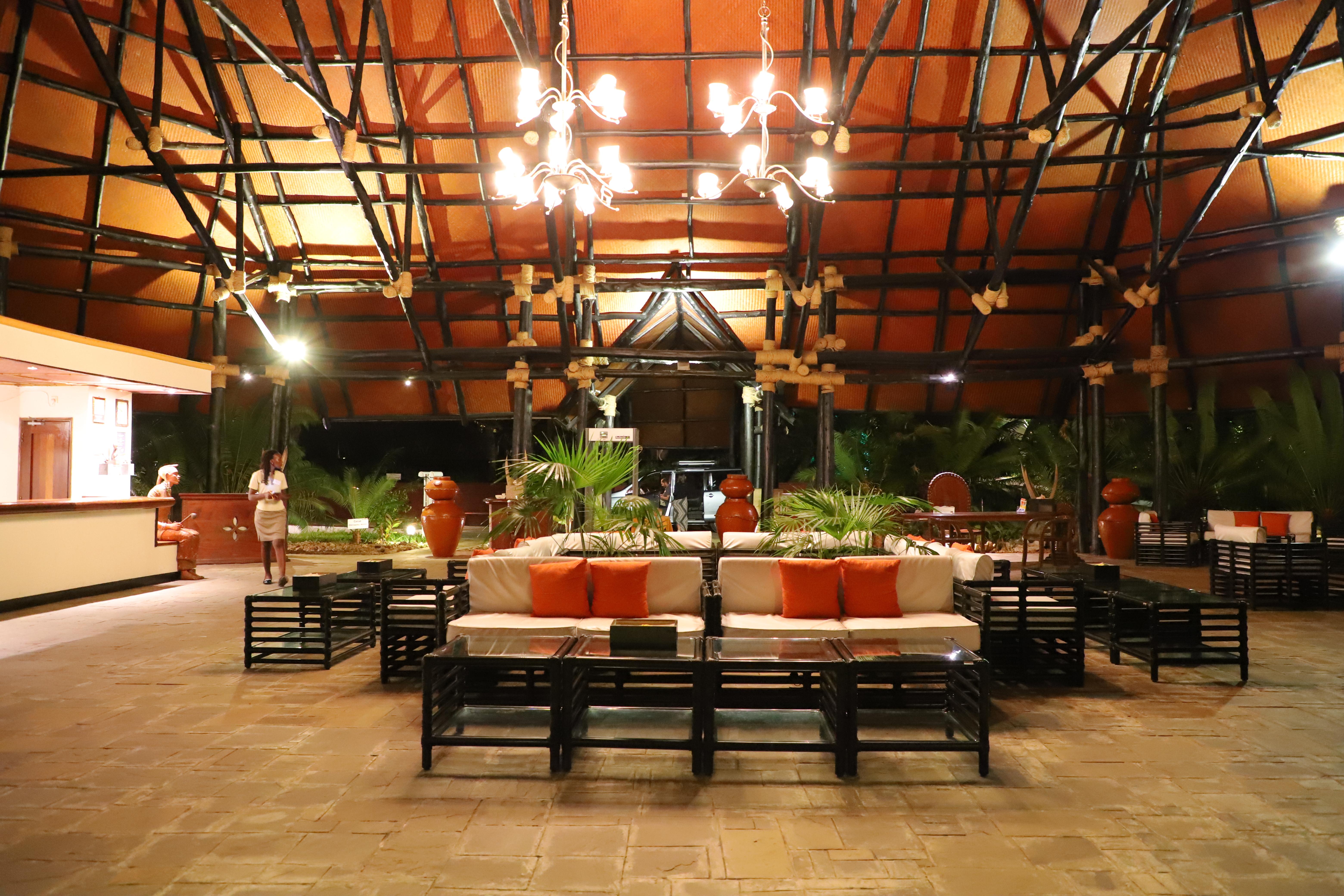 Diani Reef Beach Resort & Spa - Your Beachfront Bliss Awaits Diani Beach Exterior photo The lobby of the Royal Thai Hotel
